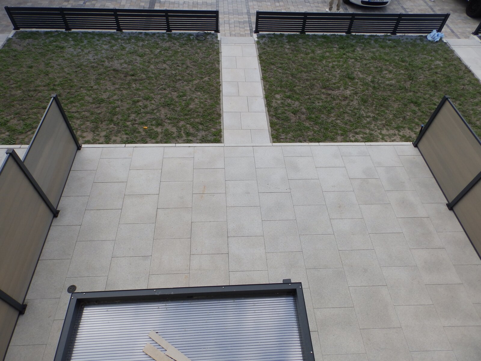 Blick auf die Terrasse